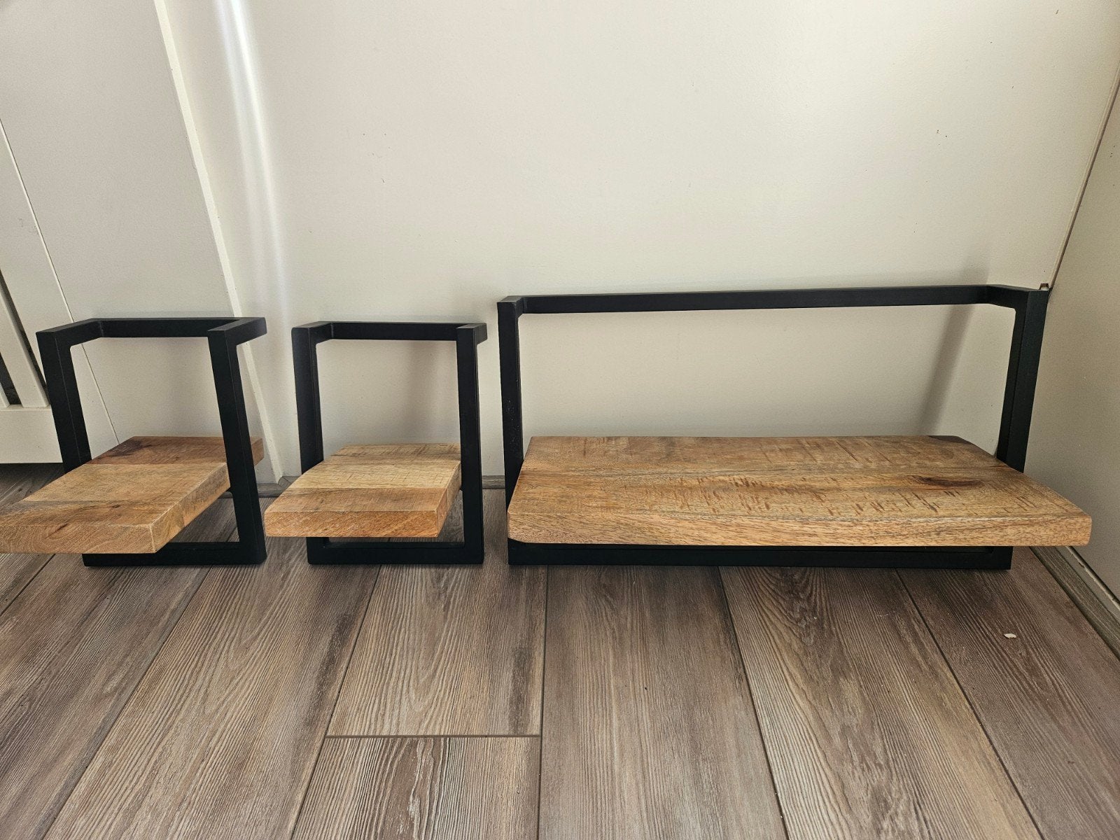 Mango houten wandplankjes, Huis en Inrichting, Ophalen, Nieuw