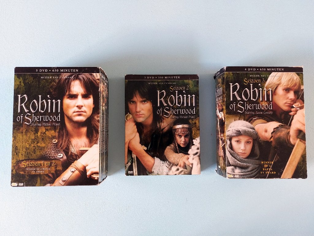 Robin of Sherwood complete serie op DVD (seizoen 1 - 3), Bonusmateriaal, Engels, Alle leeftijden, Nederlands