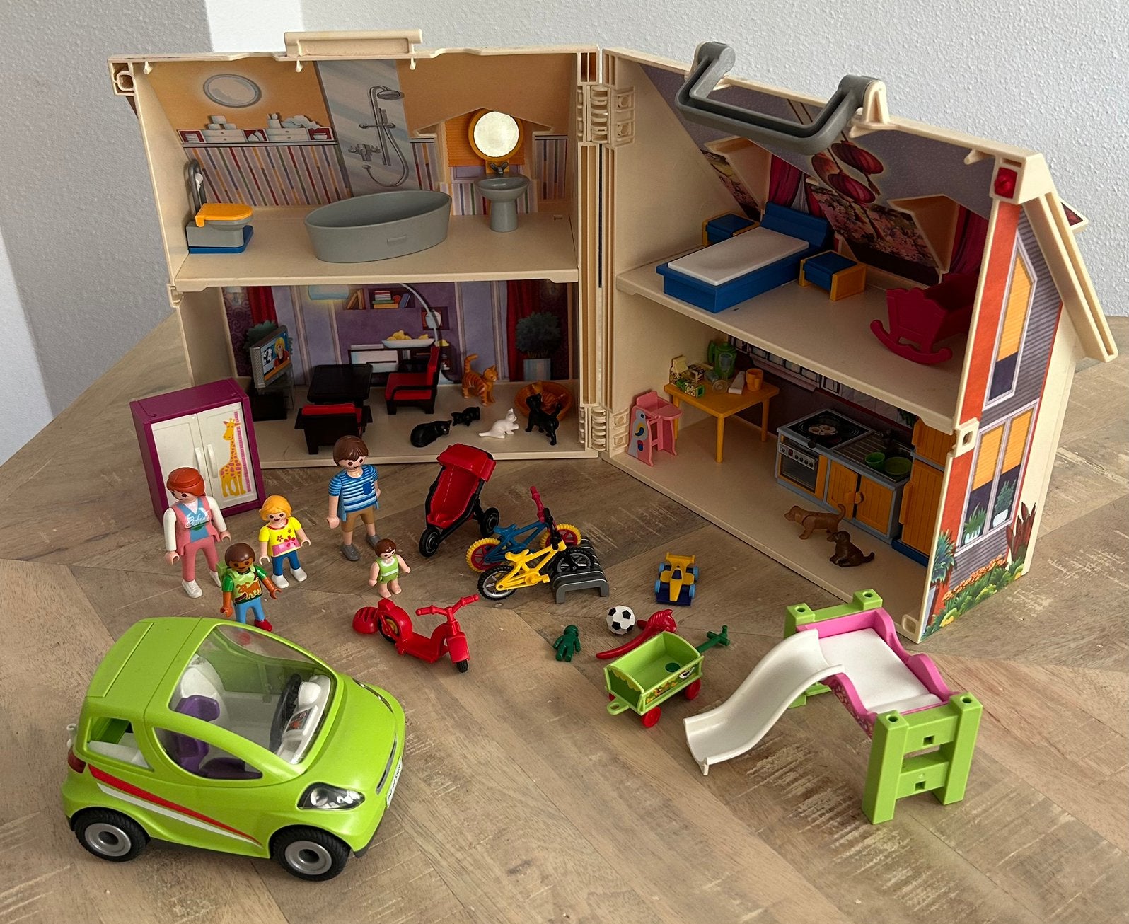 Playmobil huis en extra spulletjes te koop!, Ophalen, Zo goed als nieuw, Losse onderdelen, Overige typen