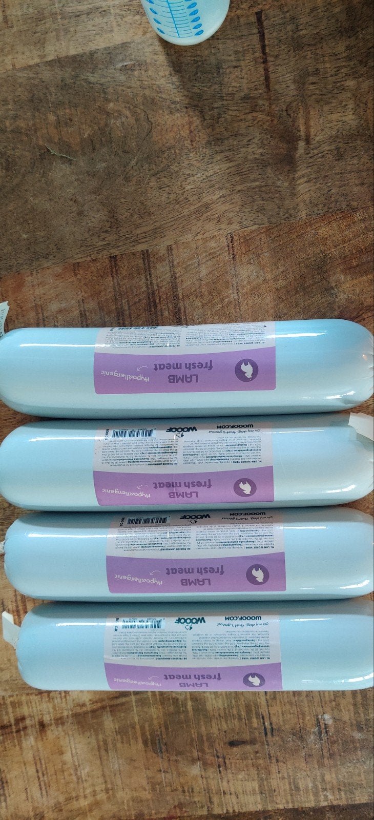 4 x Woof Lamsworst vers, Ophalen of Verzenden, Hond
