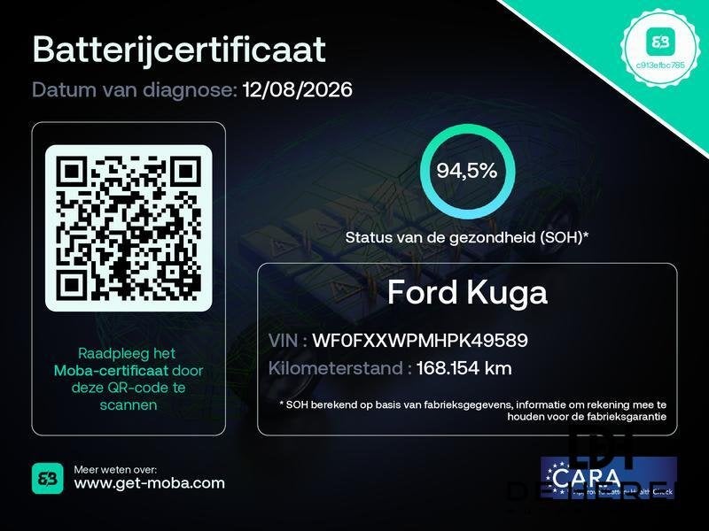 Ford Kuga 2.5 PHEV ST-Line X Automaat Camera 225pk garantie, Auto's, Dealer onderhouden, Gebruikt, Euro 6, 4 cilinders
