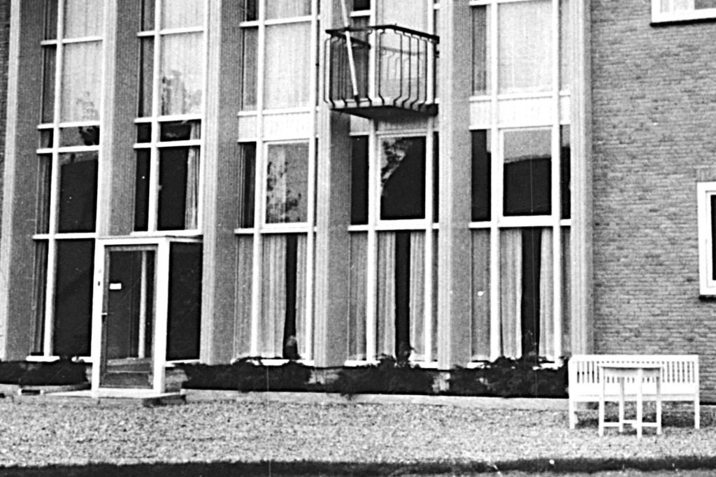 804487	Hardinxveld	1958 Burg de Boer Stichting Wederopbouw, Verzamelen, Ansichtkaarten | Nederland, Ophalen of Verzenden, 1940 tot 1960