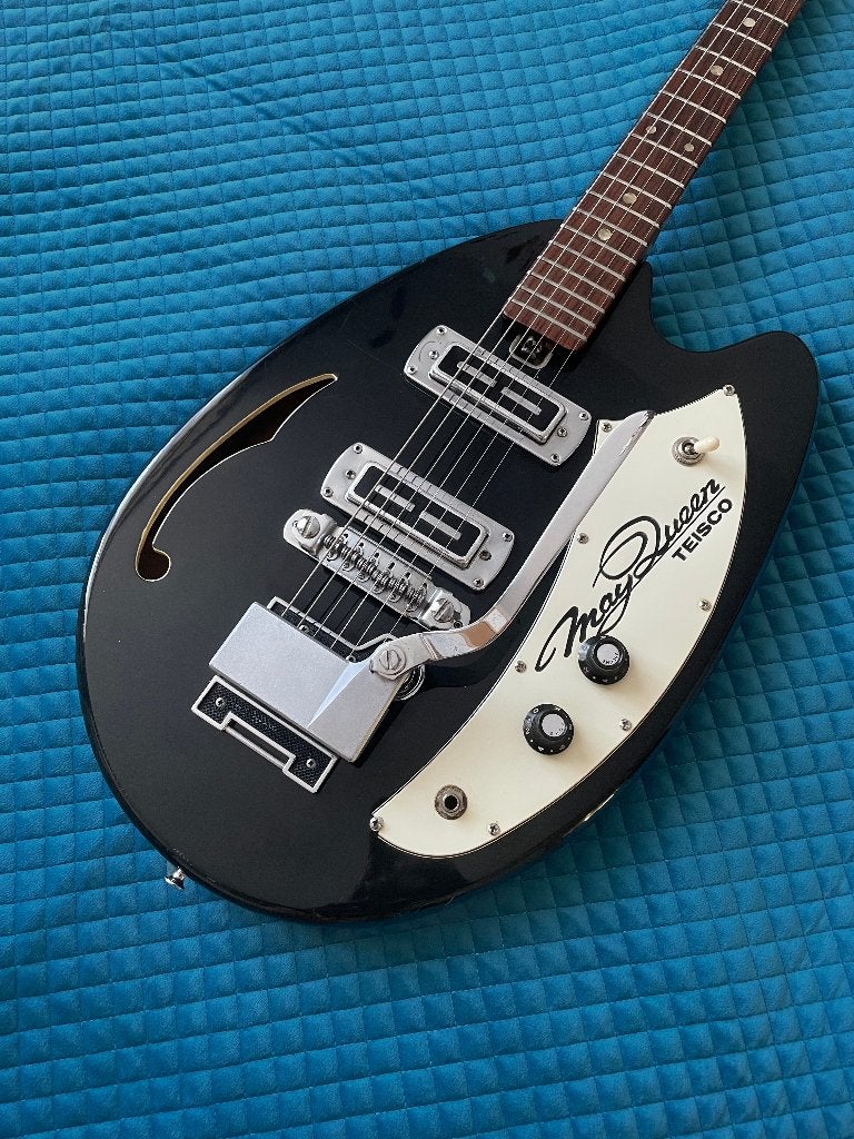 1968 Teisco May Queen / 1969 Teisco EV-2T _ Vox Phantom copy, Ophalen of Verzenden, Gebruikt, Hollow body, Overige merken