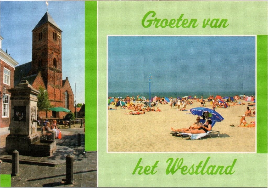Westland  Groeten van het, Ophalen of Verzenden, Ongelopen, Zuid-Holland