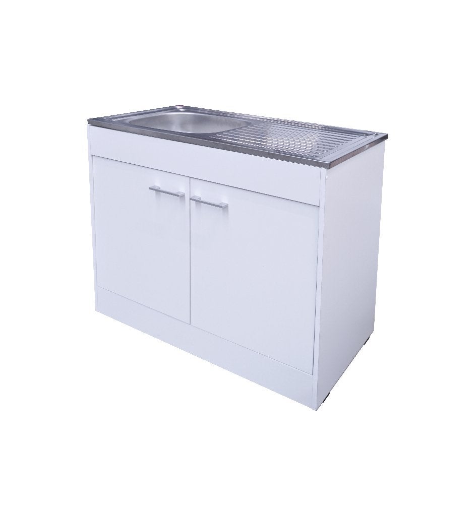 keuken beste deal nieuw met bovenkast en spoelbak topdeal, Verzenden, Wit, Nieuw, Enkelwandige keuken