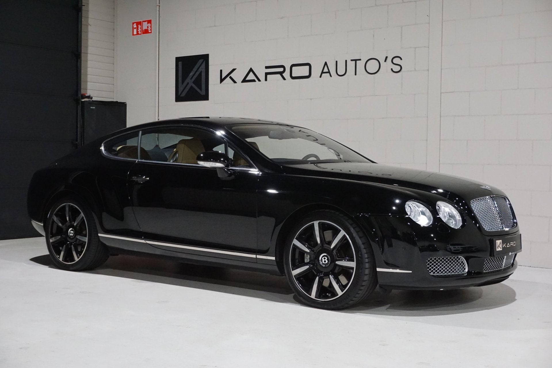 Bentley Continental GT 6.0 W12 560PK Mulliner Xenon Leer VOL, Auto's, Gebruikt, Beige, 12 cilinders, Zwart
