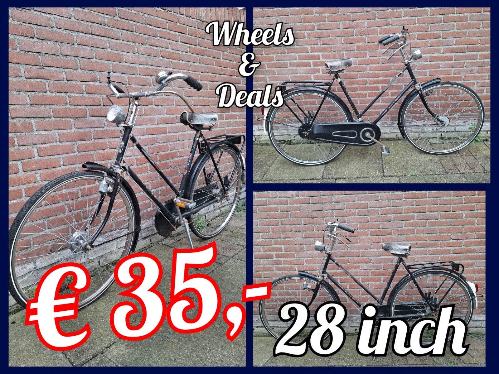 Dames fiets 28 inch, Ophalen, Gebruikt, Overige merken