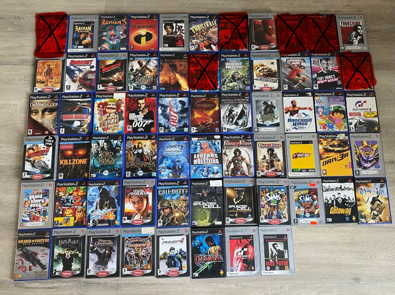 57 x Playstation 2 games, Spelcomputers en Games, 1 speler, Ophalen of Verzenden, Gebruikt, Vanaf 3 jaar