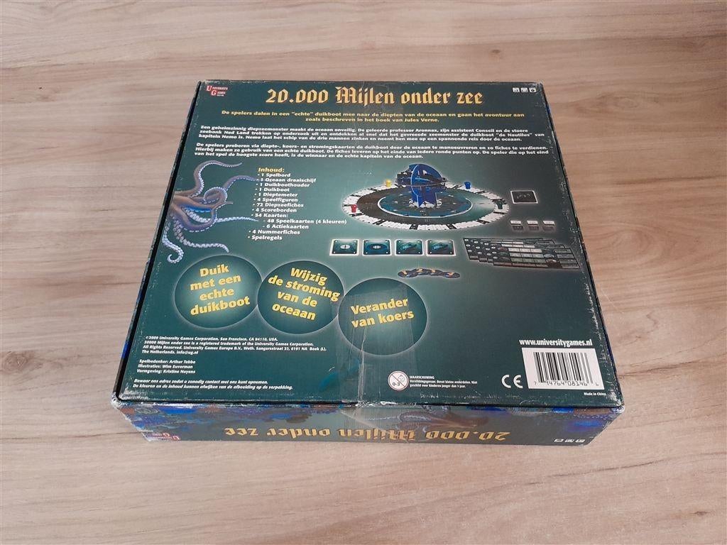 20000 mijlen onder zee - s5630, Hobby en Vrije tijd, Gezelschapsspellen | Bordspellen, Verzenden, Zo goed als nieuw