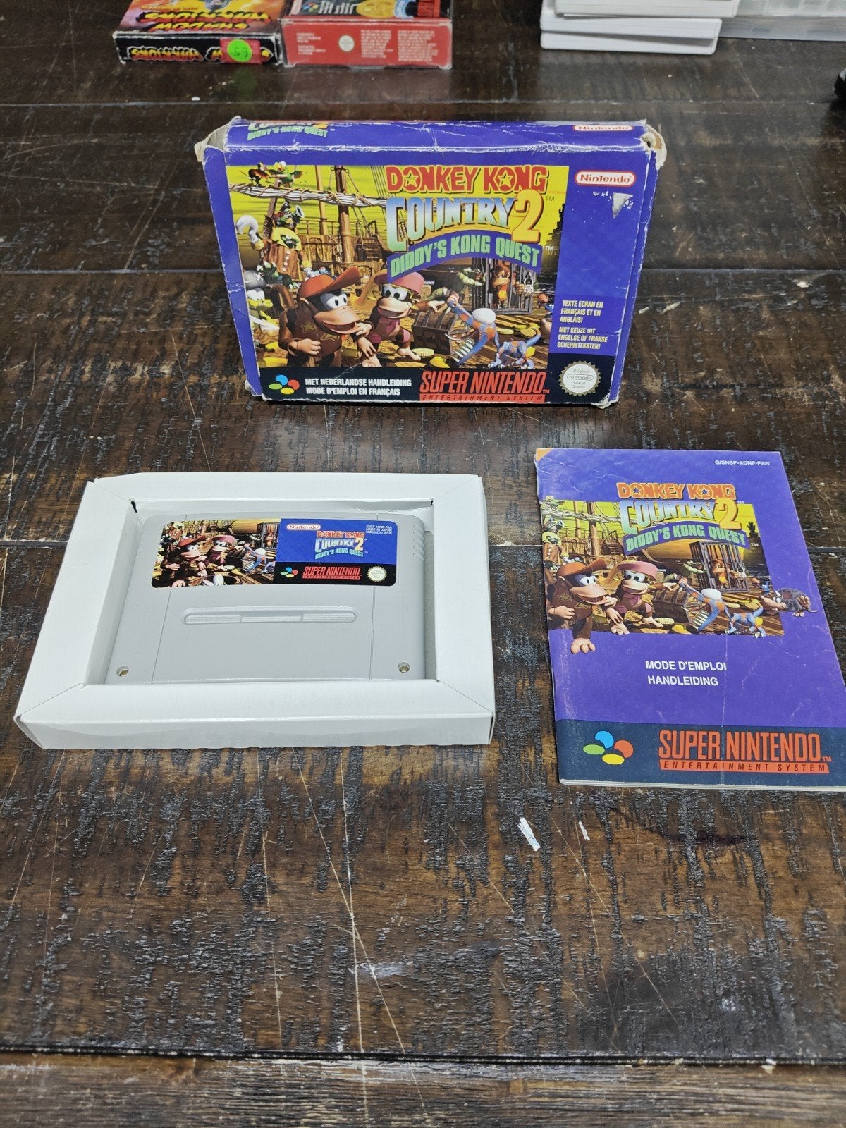 Donkey Kong Country 2 SNES CIB, Nintendo, Gebruikt, 1 speler, Vanaf 3 jaar