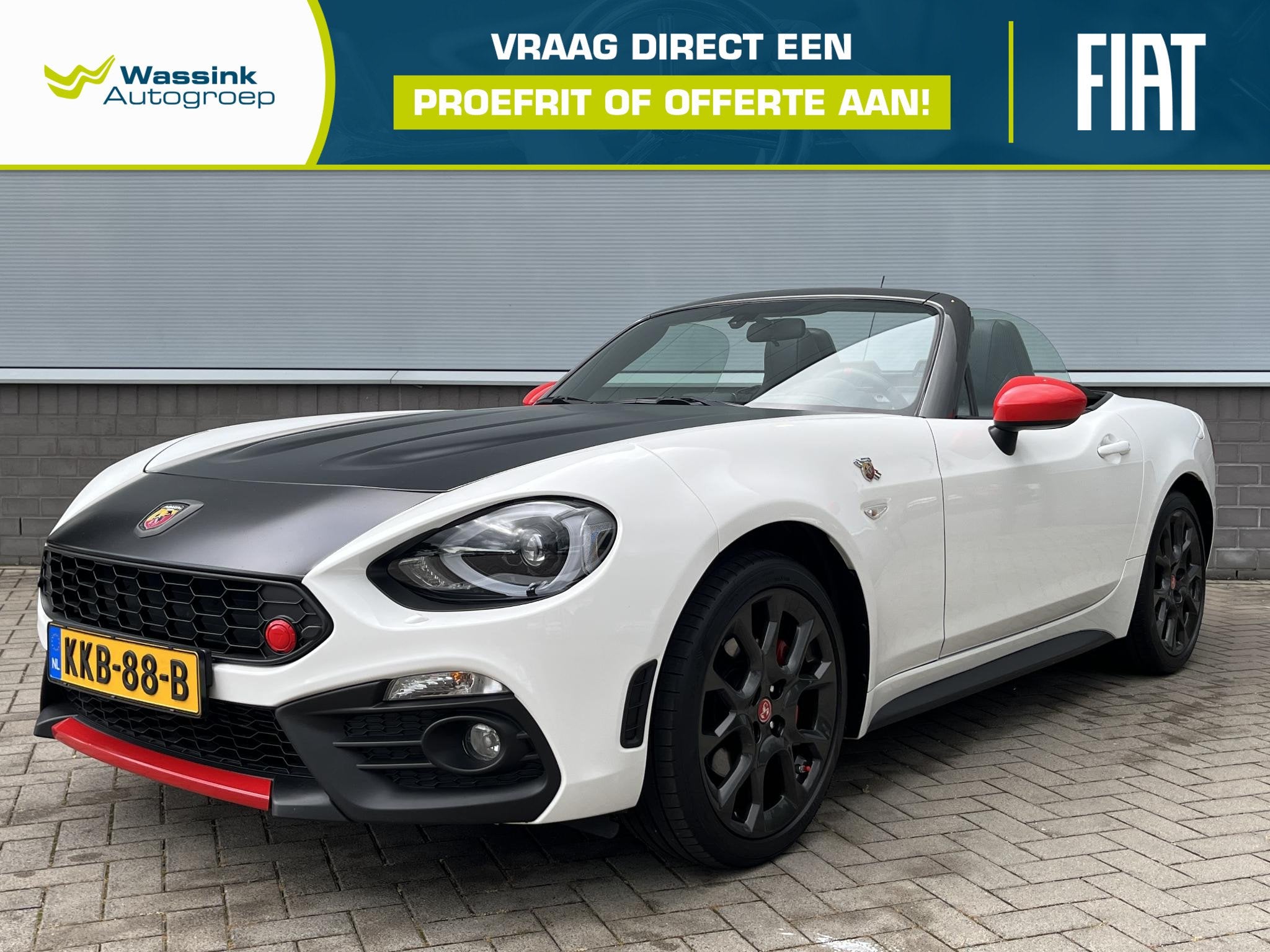 Fiat Abarth 124 Spider 1.4 MultiAir Turbo Automaat | Volledi, Gebruikt, 4 cilinders, Cabriolet, 1055 kg