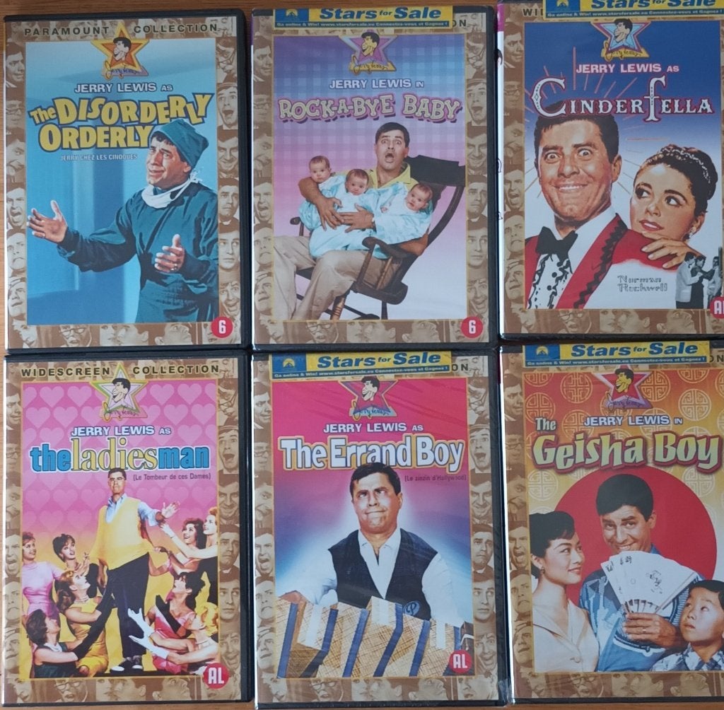 7x Jerry Lewis, Dean Martin filmkomieken, klassiekers, Engels, Alle leeftijden, Nederlands, Ophalen of Verzenden