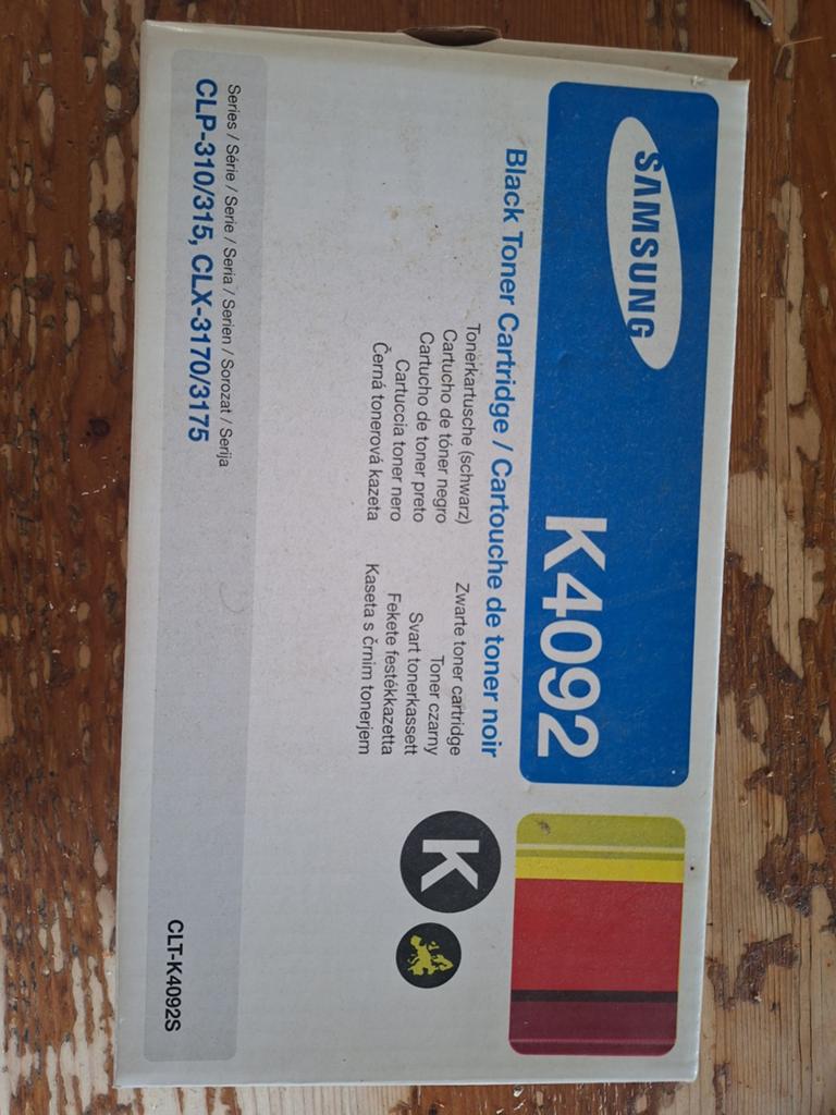 Samsung K4092 Zwarte Toner Cartridge (CLT-K4092S), Ophalen of Verzenden, Nieuw, Toner, Samsung