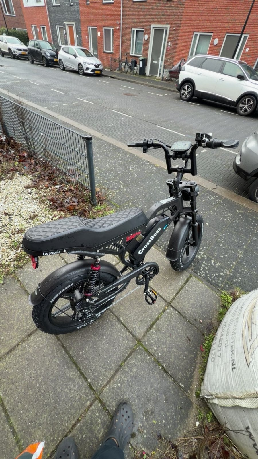 CrossBoss V8 Pro Black 24 inch E-bike, Fietsen en Brommers, Ophalen, Gebruikt, Overige merken