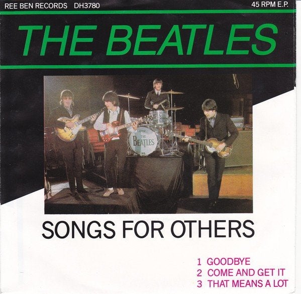 The Beatles – Songs For Others (Zeldzame Ree Ben Records EP), Cd's en Dvd's, Ophalen of Verzenden, Zo goed als nieuw, 7 inch