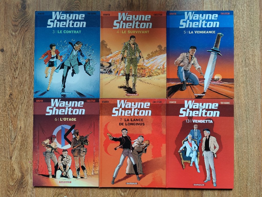 Wayne Shelton - Franstalig - Hardcover (6x), Meerdere stripboeken, Ophalen of Verzenden, Zo goed als nieuw