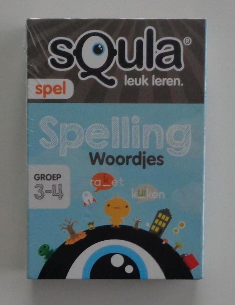 Squla Spelling Woordjes Groep 3-4 - Nieuw in verpakking, Een of twee spelers, Ophalen of Verzenden, Nieuw, Identity Games