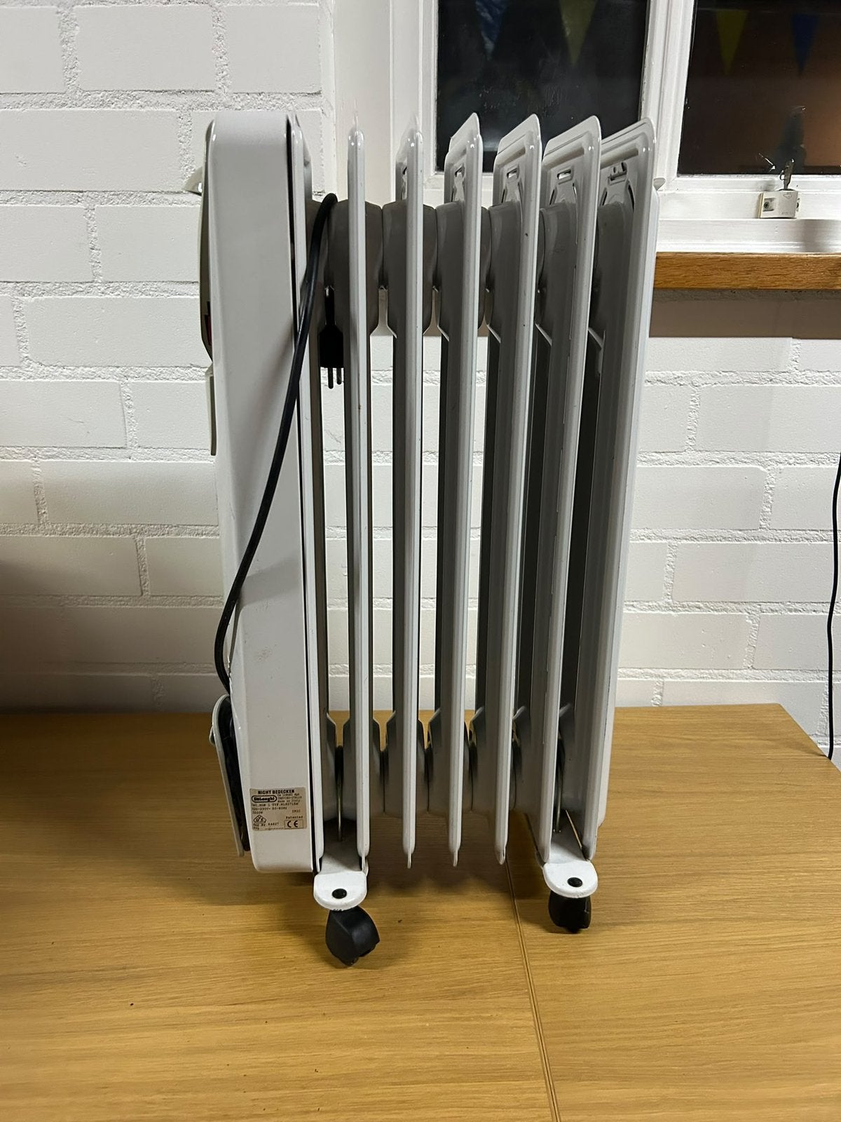 Verrijdbare elektrische radiator, Ophalen, 30 tot 80 cm, Gebruikt, Radiator