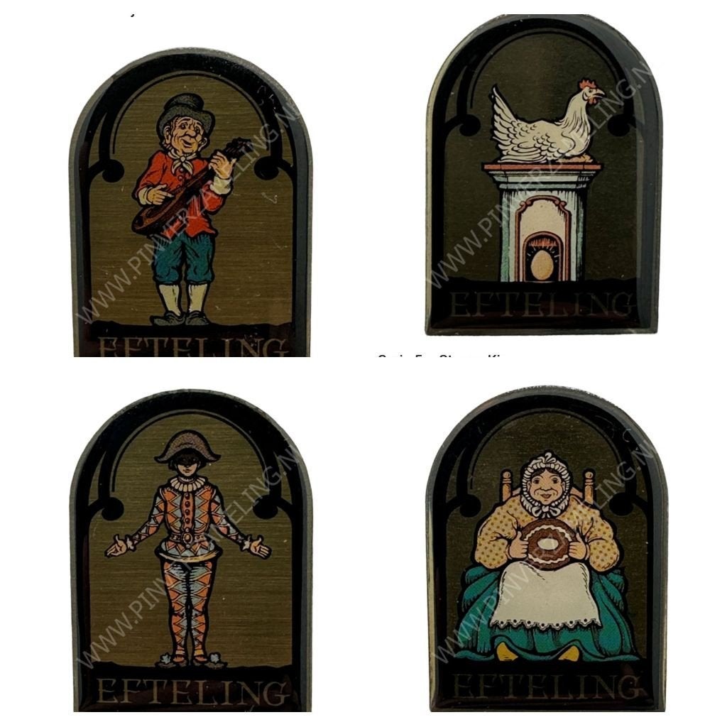Gezocht: de laatste 4 Efteling smidje pins, Verzamelen, Ophalen, Button of Speldje