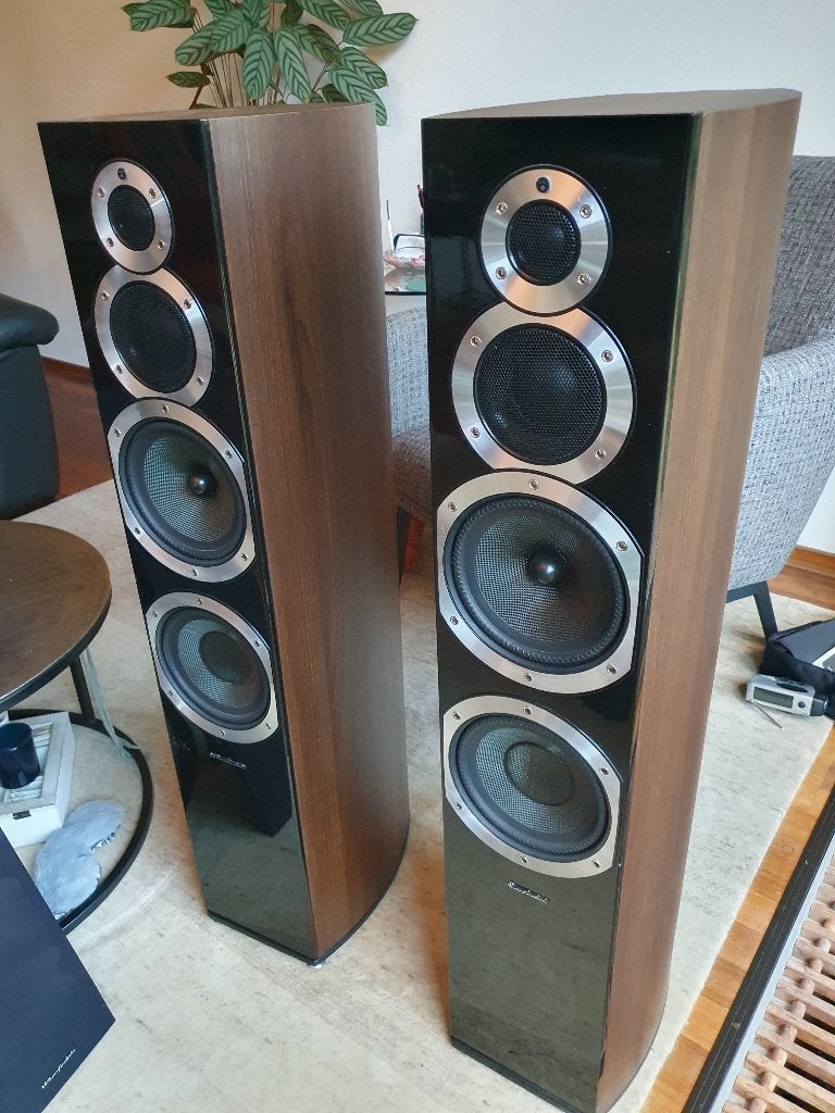 Wharfedale Diamond 10.7 vloerstaande luidsprekers, Vloerstaande luidspreker, Wharfedale, Ophalen, 150 watt of meer