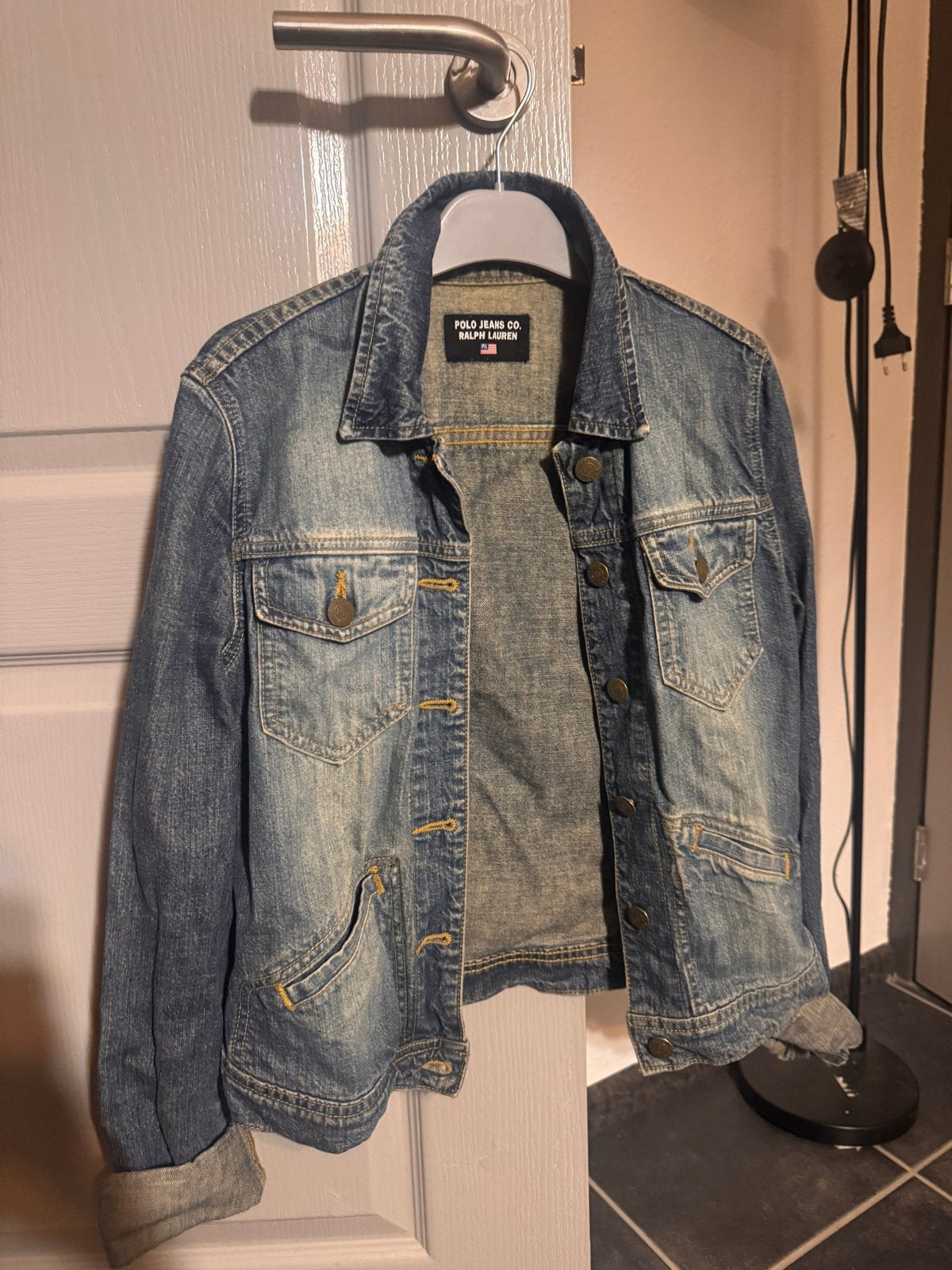 Polo Jeans Co. Ralph Lauren spijkerjasje - Maat S, Ophalen of Verzenden, Gedragen, Maat 36 (S), Blauw