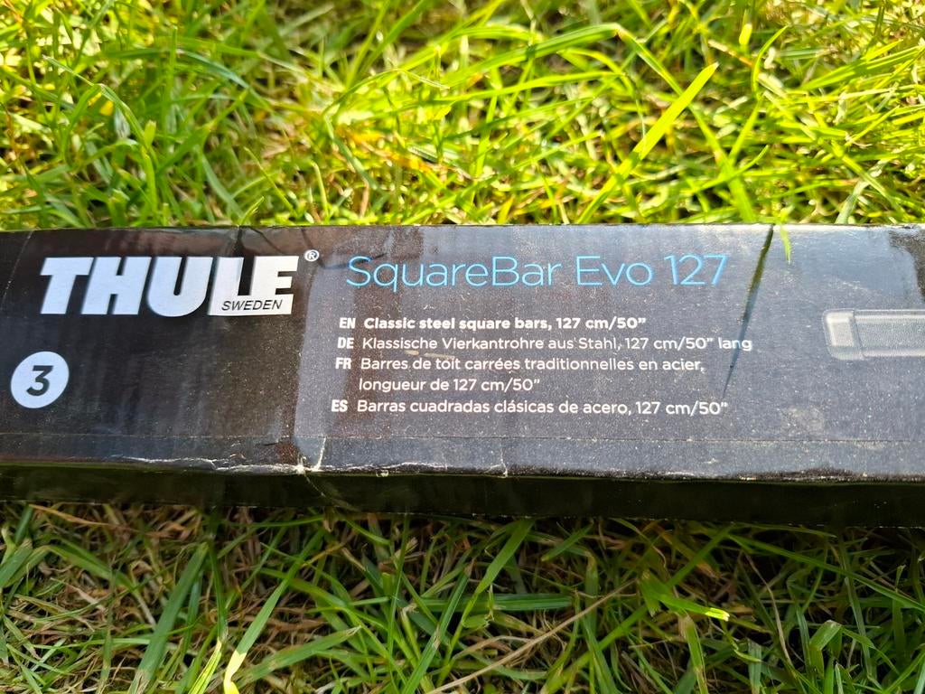 Thule SquareBar Evo 127 Dakdragers - in doos, Ophalen of Verzenden