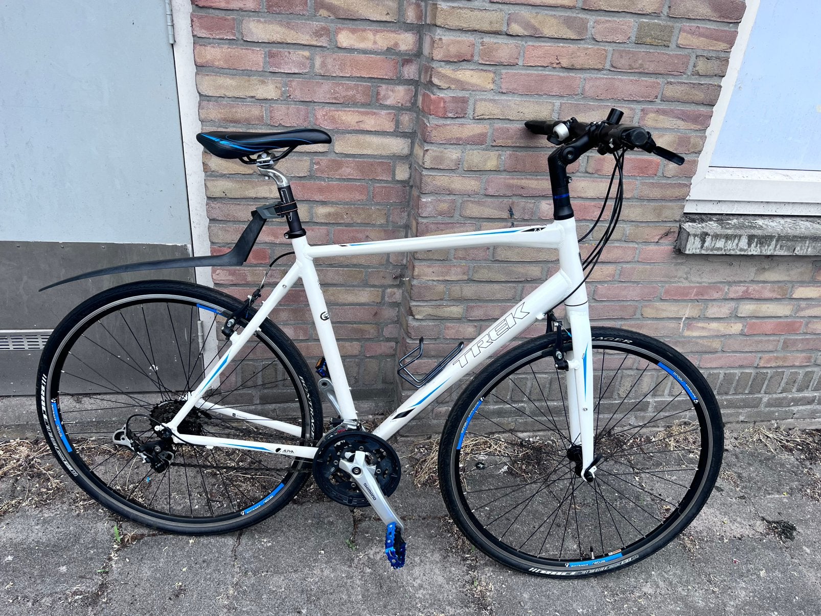 Z.g.a.n. Trek FX Serie 7.3 sport herenfiets 57 cm, Fietsen en Brommers, Zo goed als nieuw, 57 tot 61 cm, Meer dan 20 versnellingen