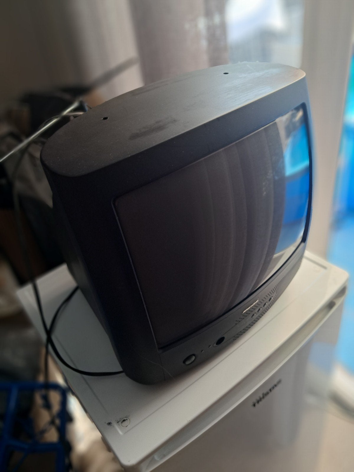 Compacte camping TV - Ideaal voor onderweg!, Caravans en Kamperen, Ophalen, Gebruikt