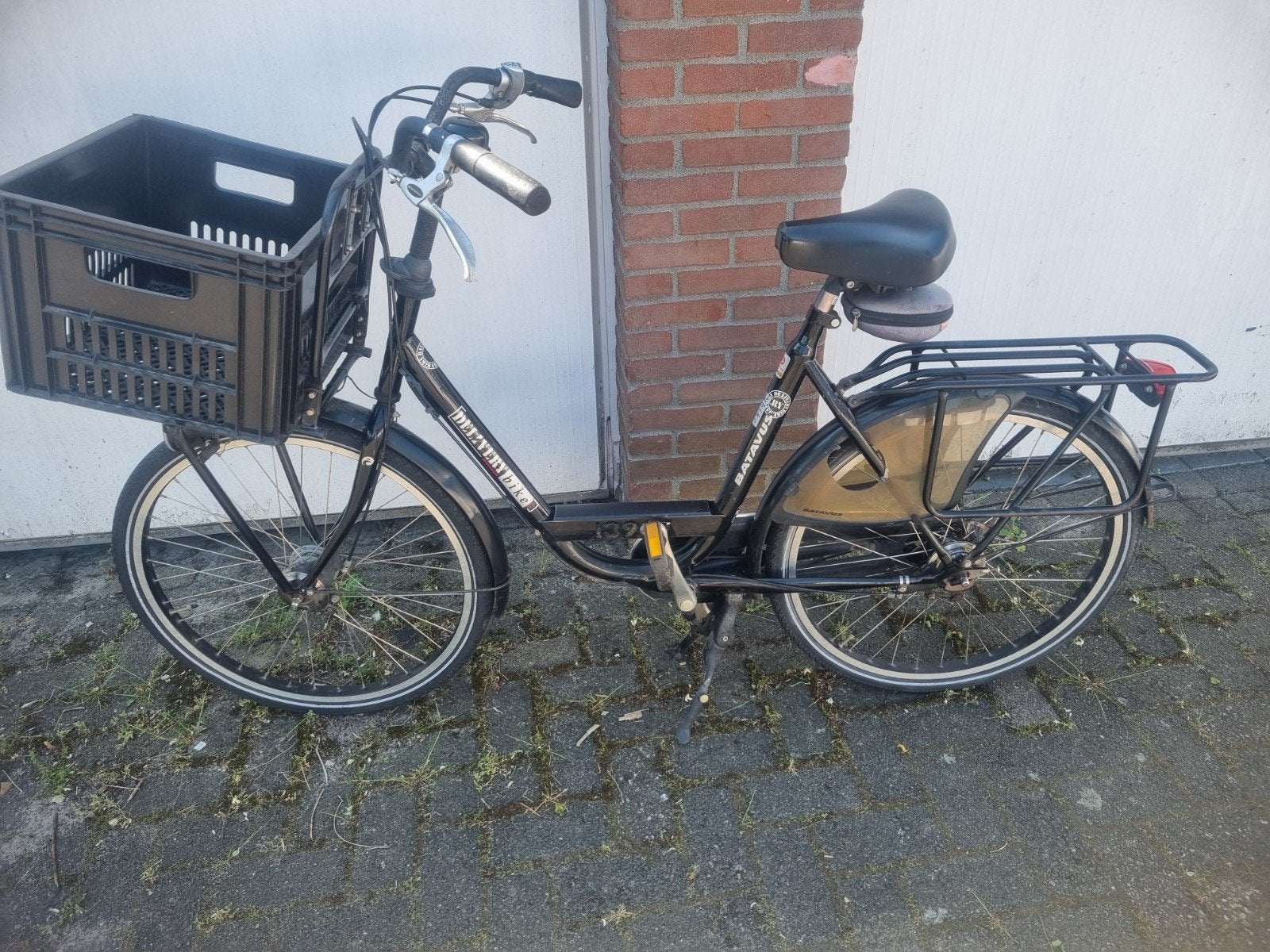 Batavus Damesfiets met Voordrager en Versnellingen, Fietsen en Brommers, Fietsen | Dames | Damesfietsen, Gebruikt, Batavus, Versnellingen