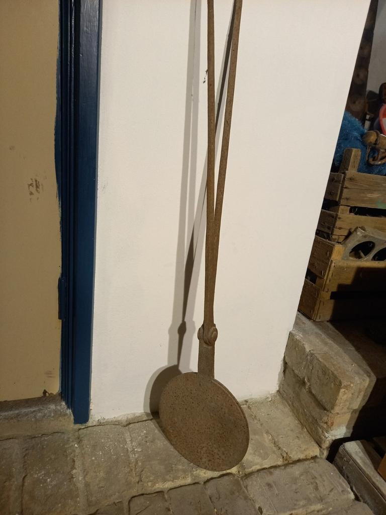 Antiek wafelijzer - Decoratief gietijzer, Ophalen of Verzenden