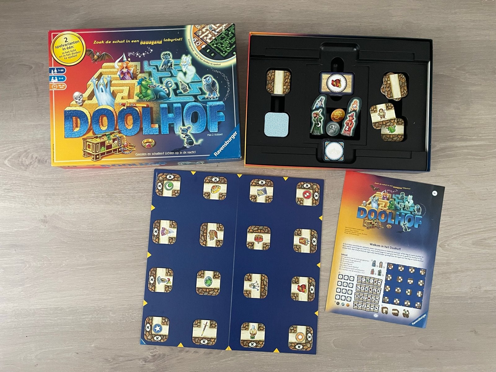 Doolhof Glow in the Dark Bordspel Ravensburger, Hobby en Vrije tijd, Gezelschapsspellen | Bordspellen, Drie of vier spelers, Ophalen