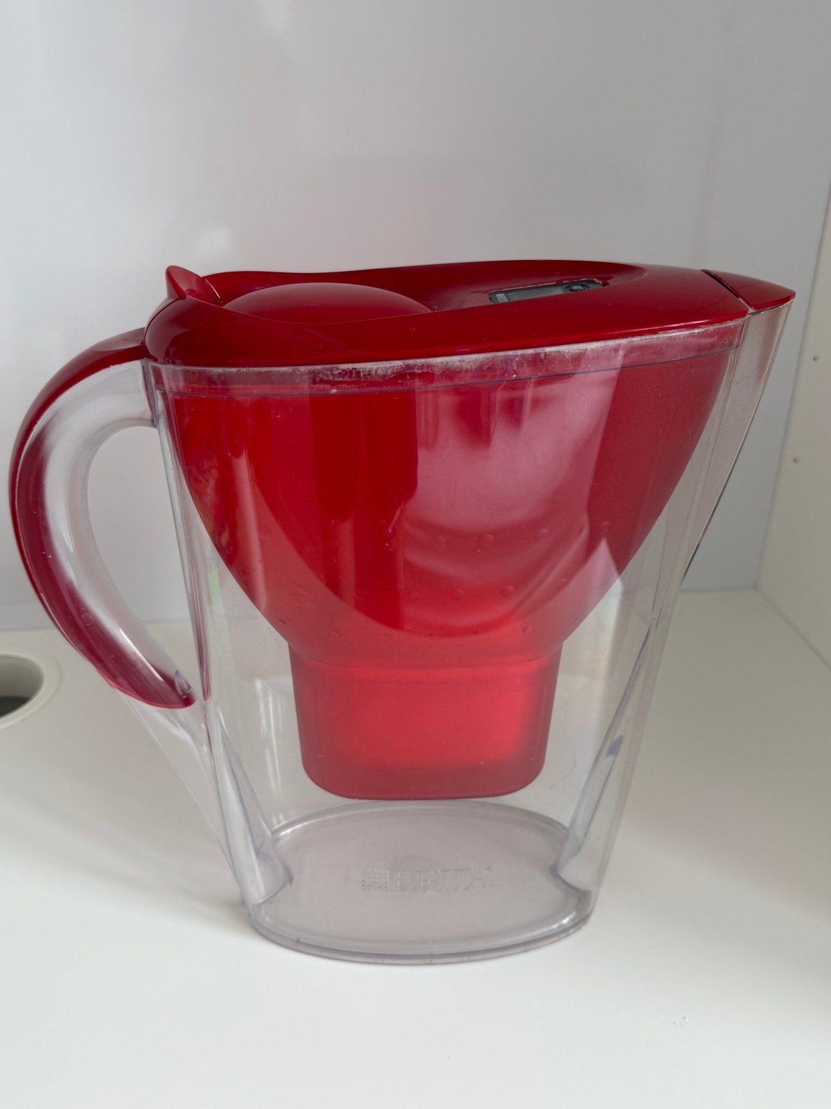 Brita Marella waterfilterkan - Rood, Ophalen of Verzenden, Gebruikt