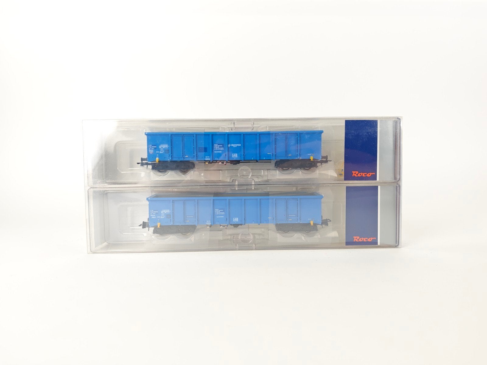 Roco 76023 2x Eanos Cronifer goederenwagon - Nieuw, Gelijkstroom, Ophalen of Verzenden, Roco, Nieuw
