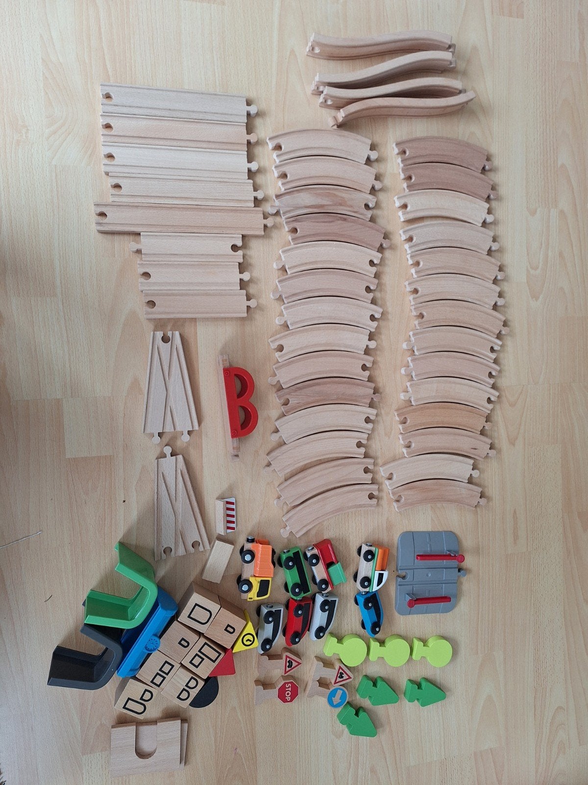 Houten treinbaan IKEA, Ophalen of Verzenden, Zo goed als nieuw, Overige typen