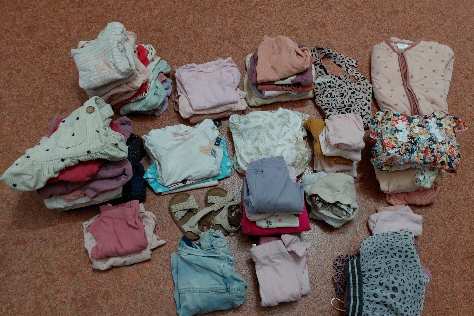 Bundel meisjes kleding maat 56 tm 68, Ophalen, Zo goed als nieuw, Maat 62