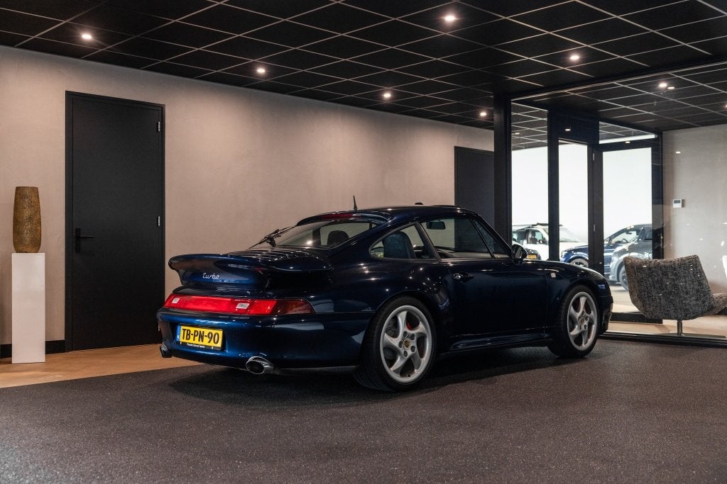 Porsche 911 3.6 Turbo (bj 1996), Auto's, 12 maanden, Blauw, Leder, Bedrijf