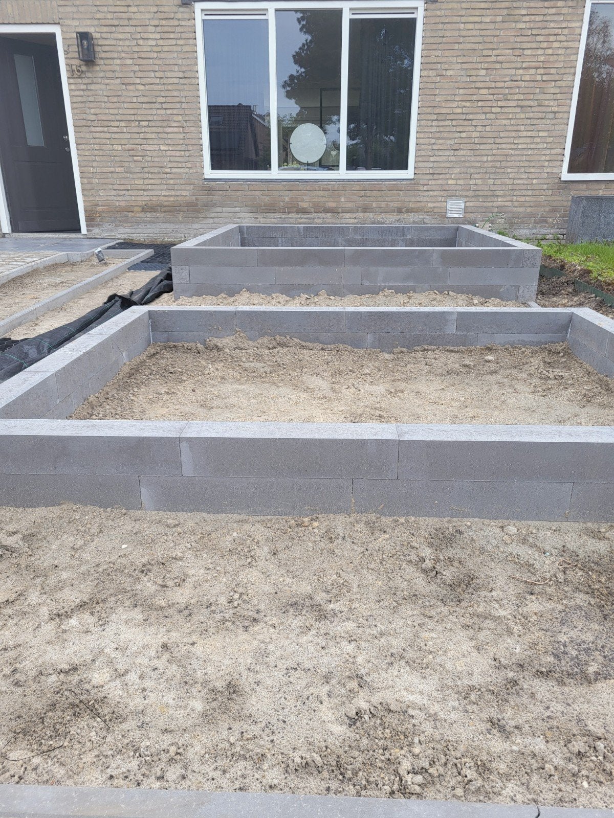 11x EXCLUTON Stapelblok Linia Excellence 60x12x12 cm, Tuin en Terras, Bielzen en Borders, Ophalen, Blok, Nieuw, Minder dan 25 cm