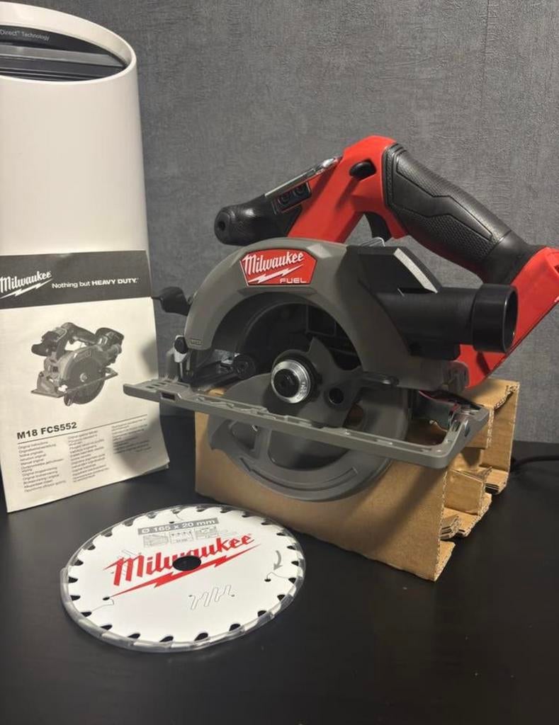 Milwaukee M18 FCS552 Cirkelzaag - Helemaal Nieuw, Cirkelzaag, 70 mm of meer, Nieuw, Ophalen of Verzenden