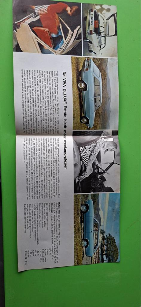 Losse folder van een Vauxhall Viva, Ophalen of Verzenden
