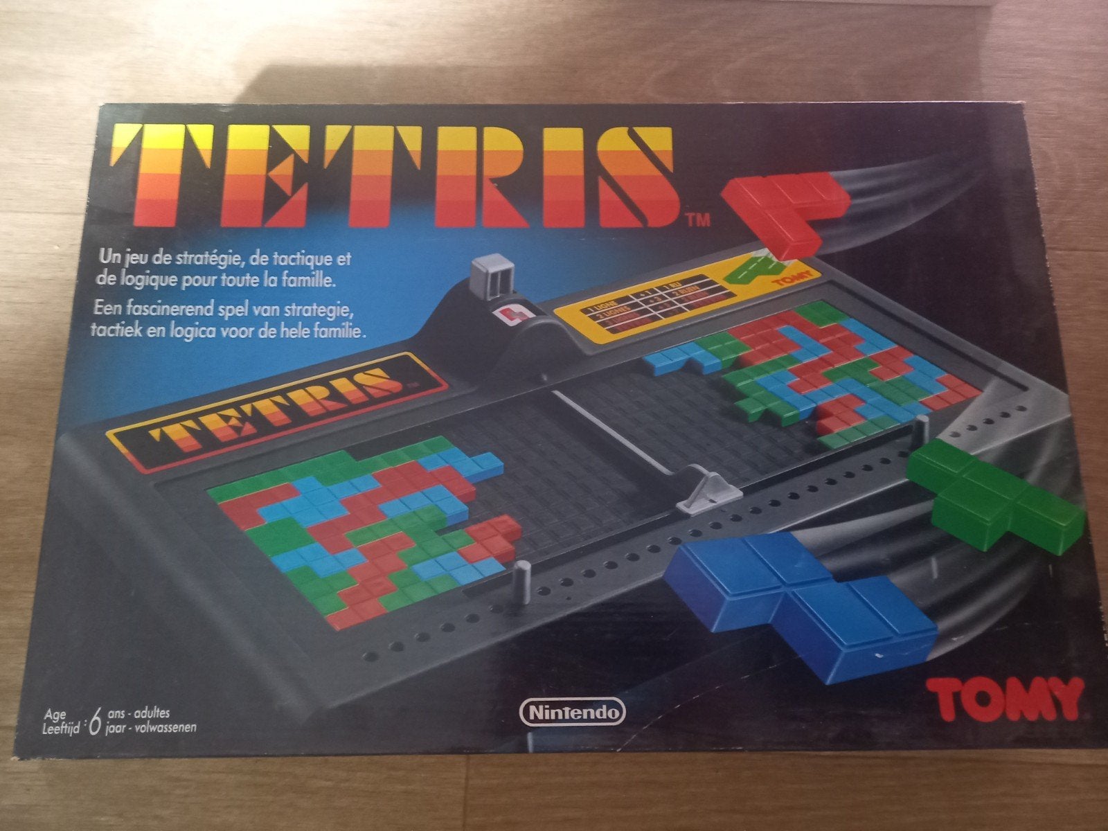 Tomy Tetris bordspel - Vintage Nintendo, Ophalen of Verzenden, Zo goed als nieuw, Jongen of Meisje