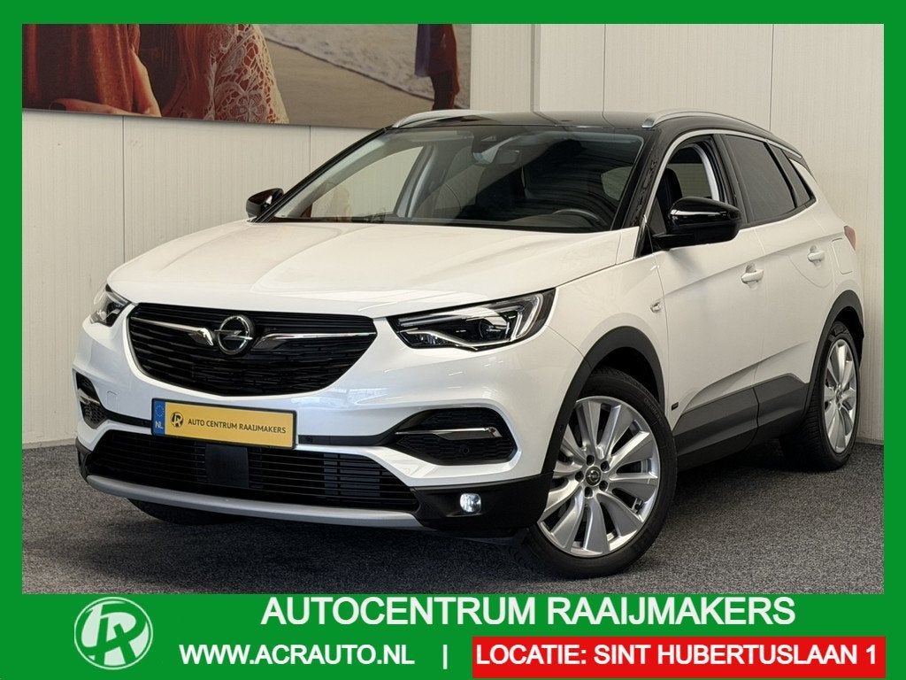Opel Grandland X 1.6 TURBO HYBRID4 AUTOMAAT ELEGANCE NAVIGAT, Automaat, 77 km/l, Zwart, 4 cilinders