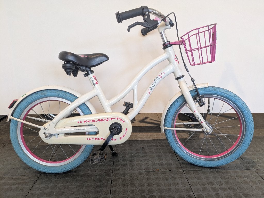 Diverse 16 inch meisjesfietsen: Alpina, Batavus, Giant, enz., Fietsen en Brommers, Ophalen, Terugtraprem, Alpina, 16 inch