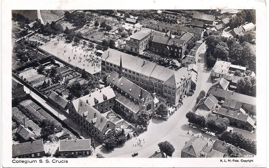Uden Lchtfoto KLM Collegium S.S.Crusis  1930, Verzenden, 1920 tot 1940, Gelopen, Noord-Brabant