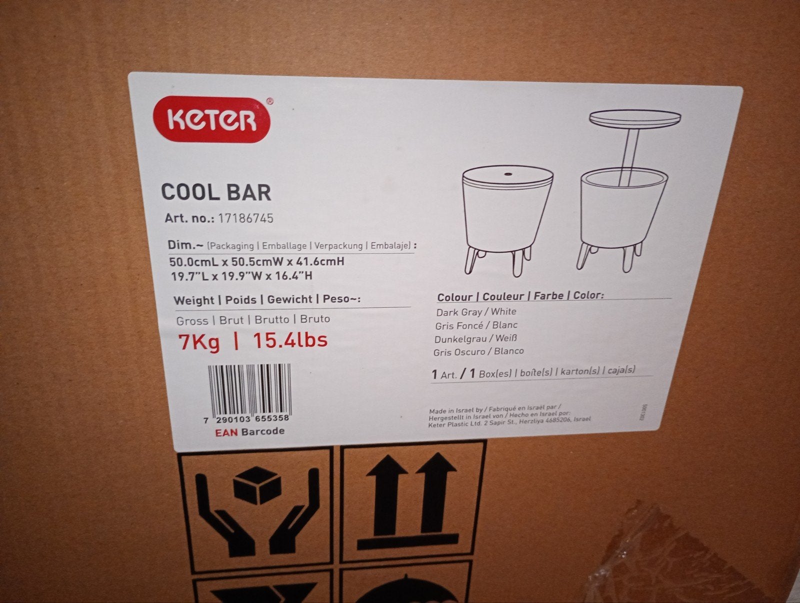 Keter Cool Bar - Nieuw in doos, Ophalen of Verzenden, Nieuw