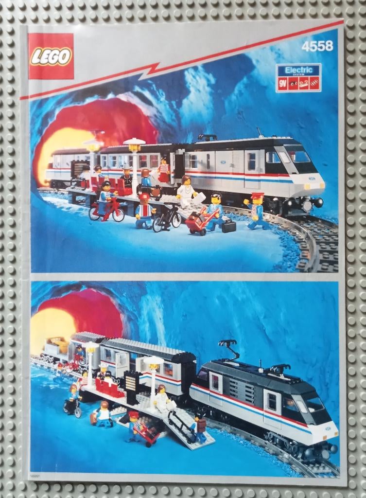 4558(2) Metroliner ALLEEN HANDLEIDING, Kinderen en Baby's, Speelgoed | Duplo en Lego, Ophalen of Verzenden, Gebruikt
