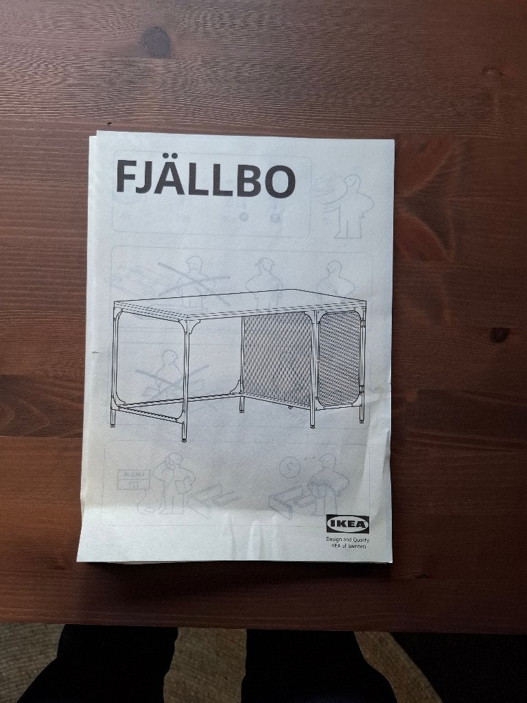 Bureau FJÄLLBO Ikea 140x70, Ophalen, Zo goed als nieuw, 70 cm, IKEA