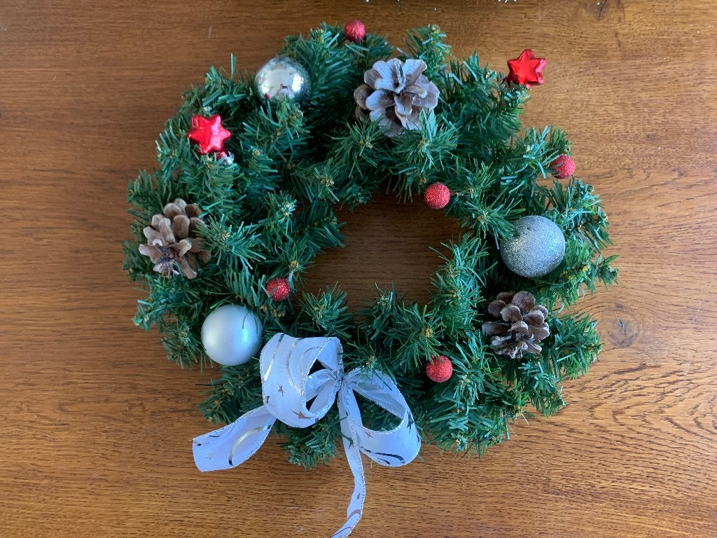 Kerstkrans & Strik, Dennenappels, Rode Balletjes & Sterren, Diversen, Kerst, Ophalen of Verzenden
