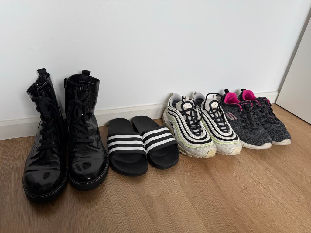 Verschillende schoenen, slippers en laarzen, Ophalen of Verzenden, Gedragen, Overige kleuren, Overige typen