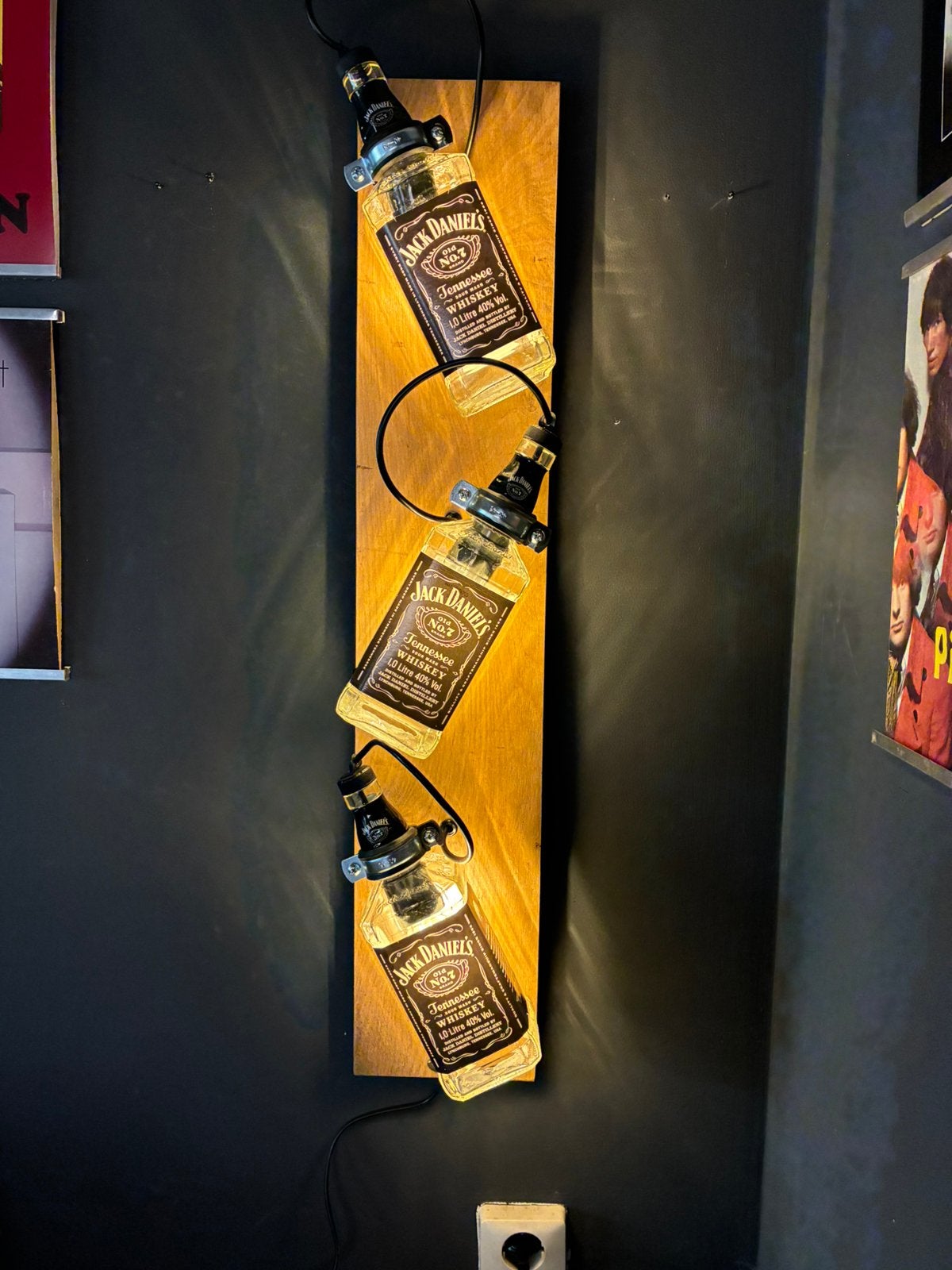 Jack Daniel’s Wandlamp, Ophalen of Verzenden, Nieuw, Glas, Mancave