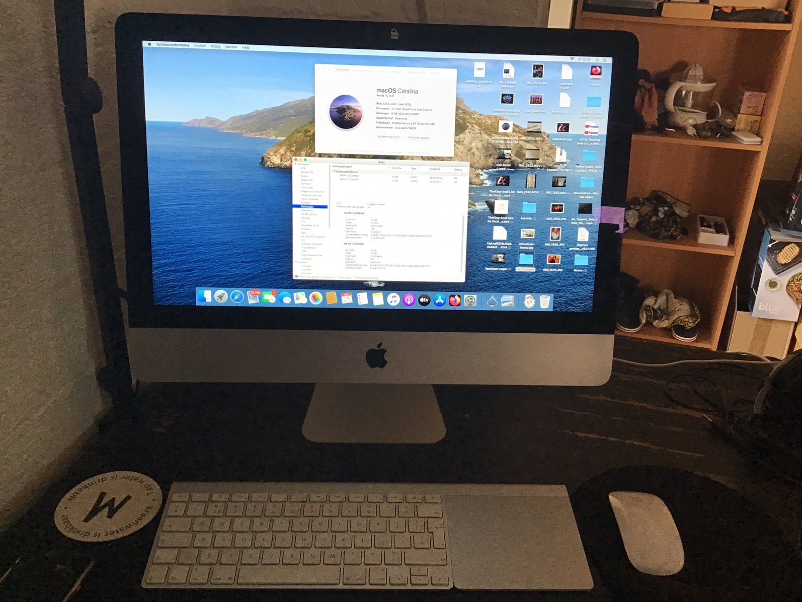 Imac incl toetsen bord track pad en muis 175 €, 8 GB, 21 inc, IMac, Ophalen of Verzenden